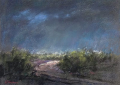 Coming Storm pastel painting