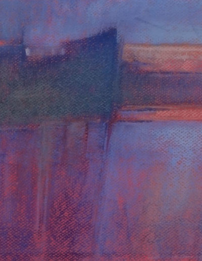 Evening pastel painting