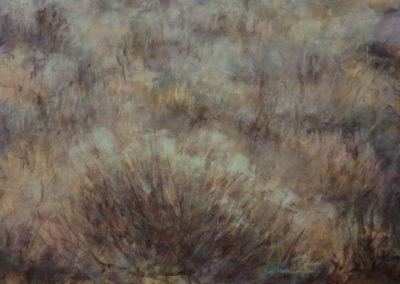 Desert Sage pastel painting