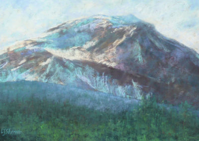 South Sister Afternoon pastel painting