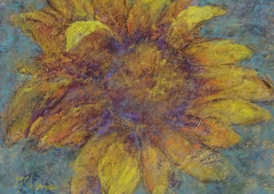 Sunny pastel painting