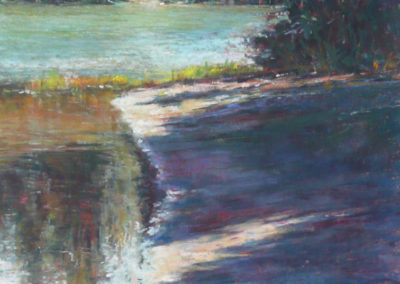 The Cove pastel painting