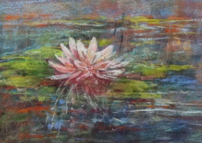 Water Jewel pastel painting